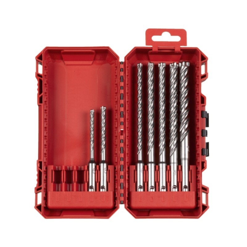 7 daļu urbju komplekts MILWAUKEE SDS  MX4