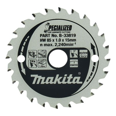 Pjovimo diskas laminatui MAKITA 24T 85x15mm