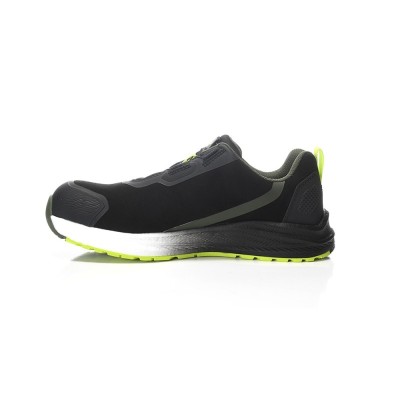 Apavi ELTEN Leevi XXNF BOA Black-Lime Low ESD S3S, melni 44