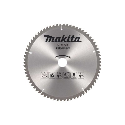 Pjovimo diskas aliuminiui MAKITA 260x30 70T -5 