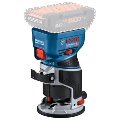 Akumuliatorinis frezeris BOSCH GKF 18V-8 Solo CT