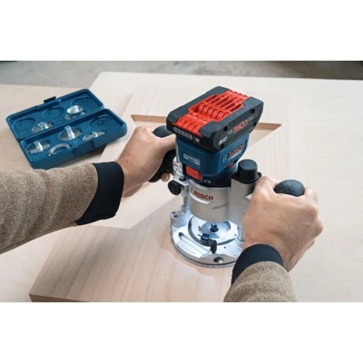 Akumuliatorinis frezeris BOSCH GKF 18V-8 Solo CT