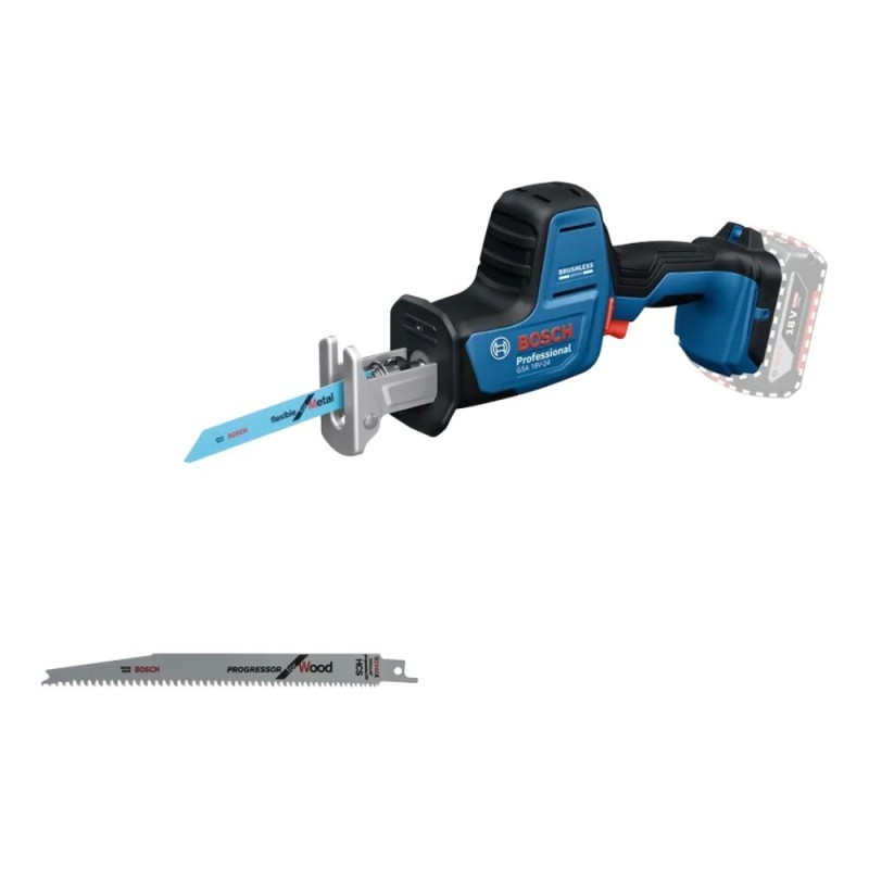Akumuliatorinis tiesinis pjūklas BOSCH GSA 18V-24 Solo C