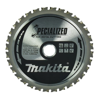 Pjovimo diskas metalui MAKITA 150x20 32T DCS551