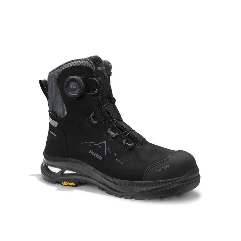 Ziemas apavi ELTEN Hays XXAG Pro BOA GTX Black High ESD S3S HI CI, melni 45