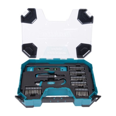 104 daļu virpošanas uzgaļu un urbju komplekts MAKITA MACCESS