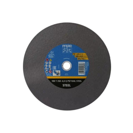 Griešanas disks PFERD 100 T 350x4,0x25,4mm Q PSF Rail Steel