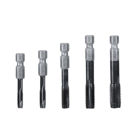 5 daļu vītņurbju komplekts FEIN Vario M8-M16