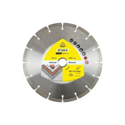 Deimantinis pjovimo diskas betonui KLINGSPOR DT 300 U 300mm