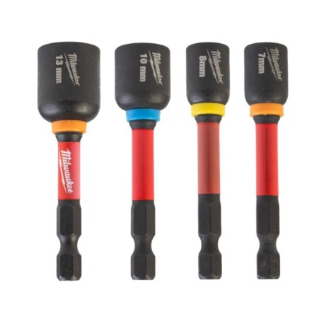 4 daļīgs magnētisko uzgaļu komplekts MILWAUKEE