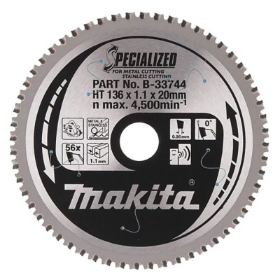Pjovimo diskas MAKITA 136x1,1x20mm 56T
