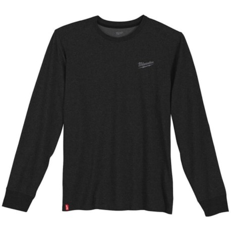 Hibrīda krekls ar garām piedurknēm MILWAUKEE, melns XXL