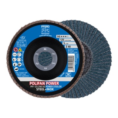 Šlifavimo diskas PFERD PFF125 Z SG Power Steelox Z40