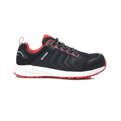 Kurpes ELTEN Livas black red low ESD S1P, melnas 48