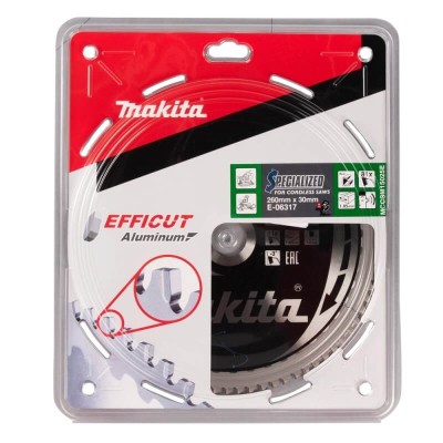 Griešanas disks alumīnijam MAKITA Efficut 260x30x1,85 81T