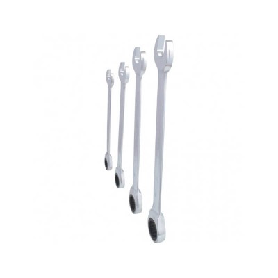 4 daļu kombinēto tirkšķatslēgu komplekts KS TOOLS GEARplus 24-32mm