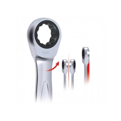 4 daļu kombinēto tirkšķatslēgu komplekts KS TOOLS GEARplus 24-32mm