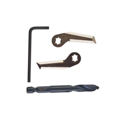 Asmeņi un centrēšanas urbis kronim MILWAUKEE