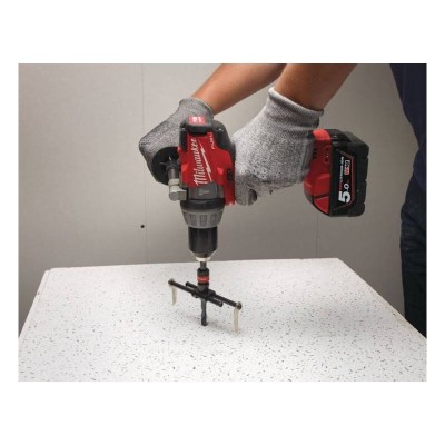 Asmeņi un centrēšanas urbis kronim MILWAUKEE