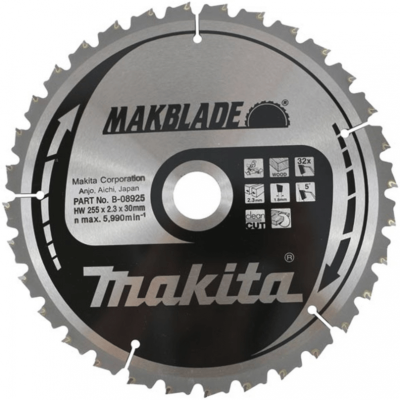 Zāģripa MAKITA Makblade 255x30x2,3mm 32T 5 