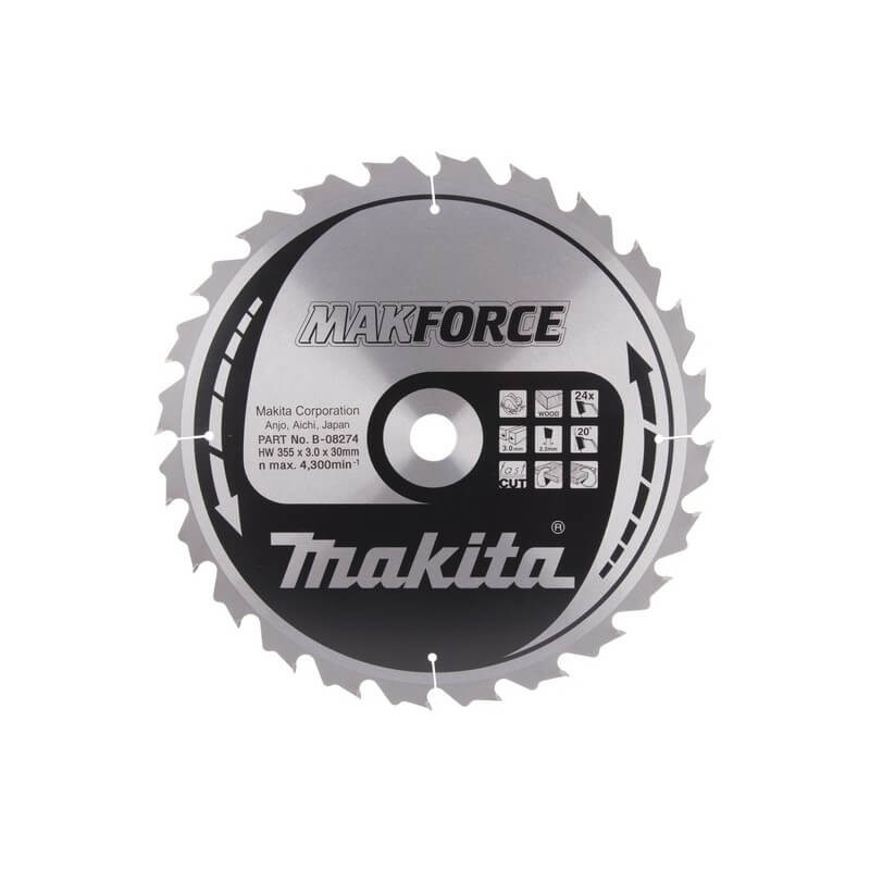 Zāģripa MAKITA 355x30x3,0mm 24T 20 