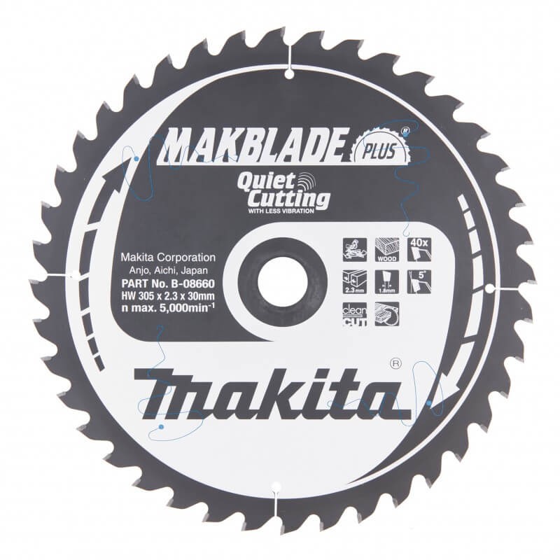 Zāģripa MAKITA Makblade plus 305x30x2,3mm 40T 5 