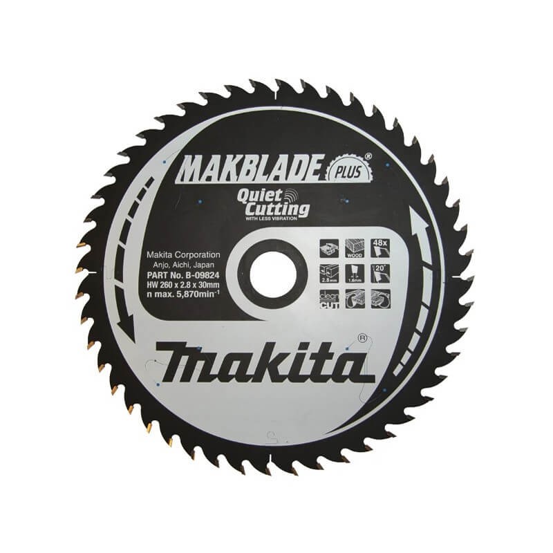 Zāģripa MAKITA 260x30x2,8mm 48T 20  2704/LS/LH/LF
