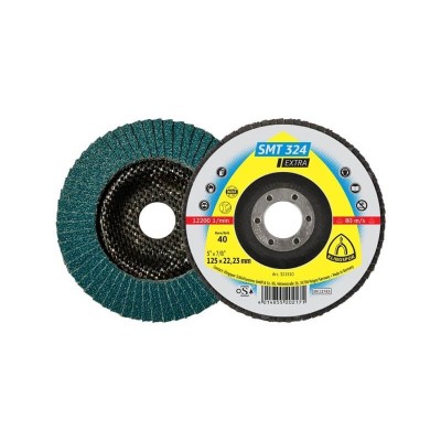 Lapiņu slīpēšanas disks KLINGSPOR SMT324 Extra 125x22,2mm P40