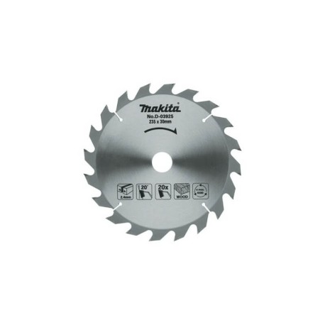 Koka zāģripa MAKITA 235x30/25x2,4 mm 20T