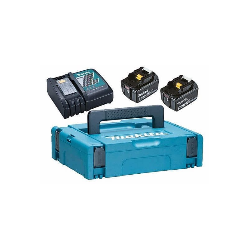 2 akumulatoru un lādētāja komplekts MAKITA 197624-2 PowerPack 18V 5,0Ah