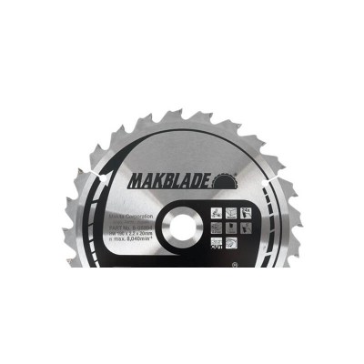 Zāģripa kokam 190x20x2,2 mm 24T Standart MAKITA