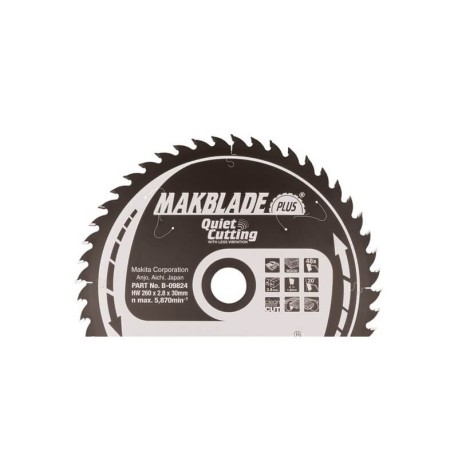 Zāģripa kokam 250x30x2,8 mm 40T 5  MAKITA