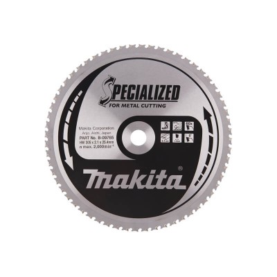 Zāģripa metālam 305x25,4x2,1mm 60T 0  MAKITA B-09765