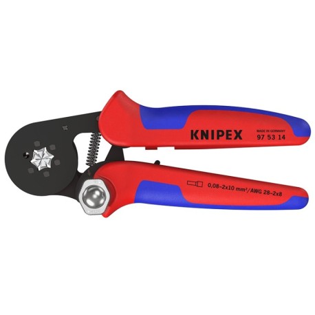 Uzgaļu uzspiešanas knaibles ar pašregulāciju KNIPEX 975314