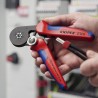Uzgaļu uzspiešanas knaibles ar pašregulāciju KNIPEX 975314