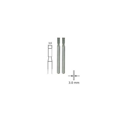 Volframo vanadžio freza 3 mm PROXXON  2 vnt. 