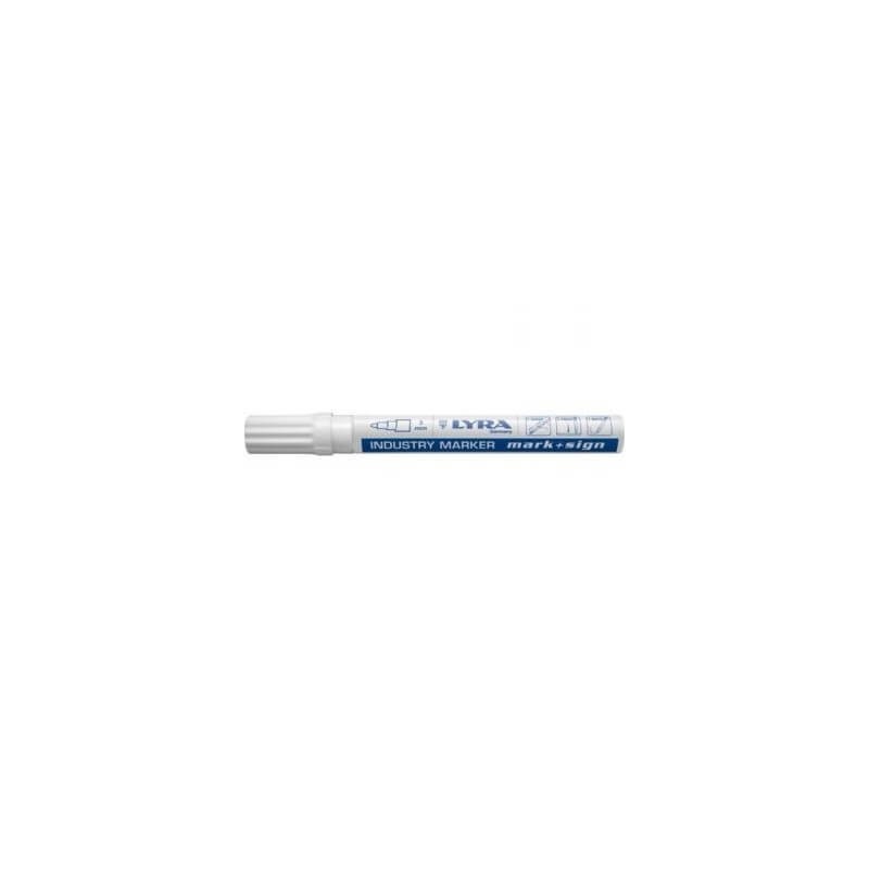 Baltais marķieris 3 mm LYRA