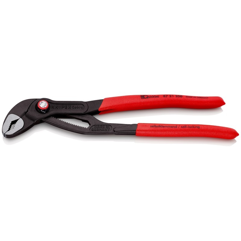 Vamzdinės replės Cobra QuickSet KNIPEX 8721, 250mm