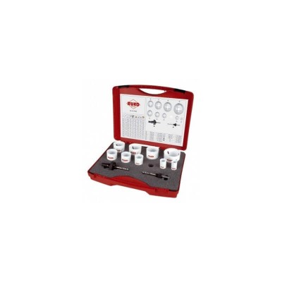 9 bimetāla kobalta urbšanas kroņu 19–64 mm komplekts RUKO HSS Co 8