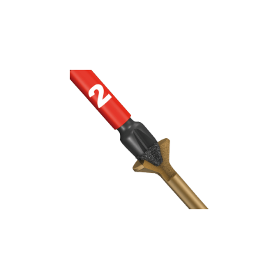 Trieciena skrūvēšanas uzgaļu komplekts WERA Bit-Check 6 Impaktor 1