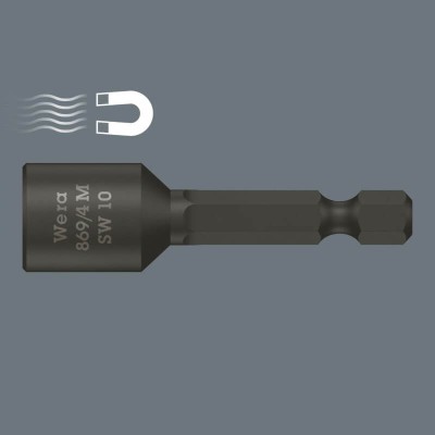 Magnētiskais uzgalis WERA 869/4M 10x50mm
