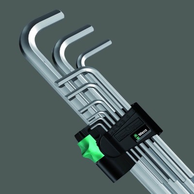 Seškantes atslēgu komplekts 950 L/9 SM N Hex-Plus WERA