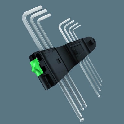 Seškantes atslēgu komplekts 950 L/9 SM N Hex-Plus WERA
