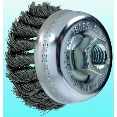 Metāla birstīte-kausiņš Ø 65 PFERD TBG INOX 0,35