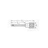 Muciņa ar seškantes lodveidīgu uzgali STAHLWILLE 54KK 1/2" 8 mm