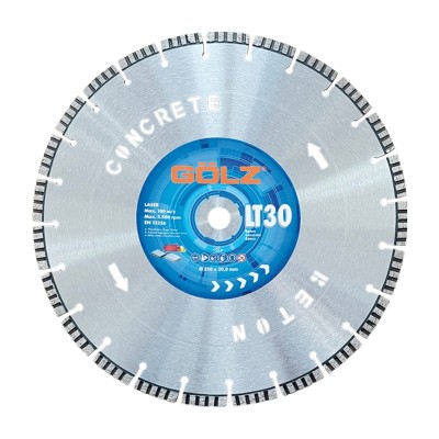 Dimanta asmens betonam GOLZ LT30 180x22,23mm