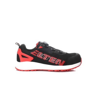 Batai ELTEN Batis BOA Black-Red Low ESD S1PL, juodi/raudoni, 44