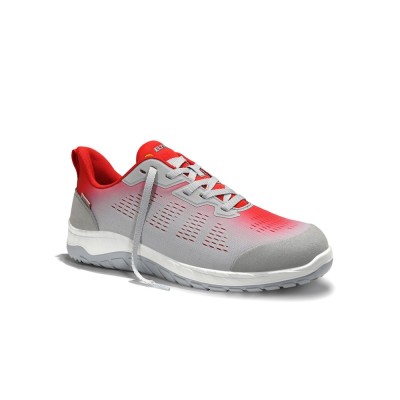 Batai ELTEN Luan Grey-Red Low ESD S1PS, pilki/raudoni, 42