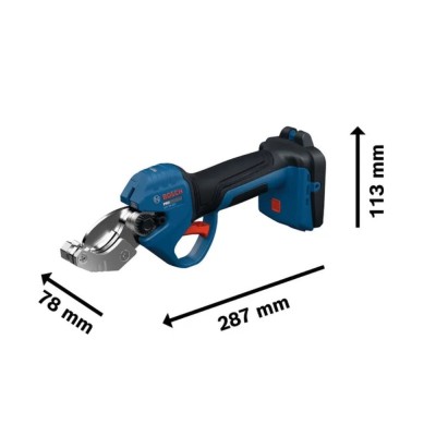 Akumuliatorinės vamzdžių žirklės BOSCH GPC18V-32P Solo CT