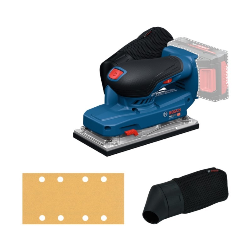 Akumuliatorinis vibracinis šlifuoklis BOSCH GSS18V-18